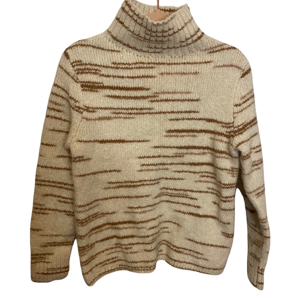 NWT B.R. Wool/Alpaca Oversized Mock Neck Sweater